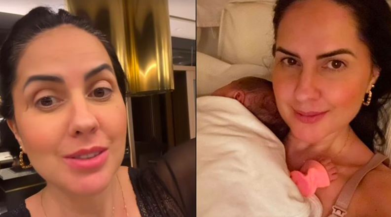 Graciele Lacerda desabafa após sair de casa sem a filha: 'Agoniada'