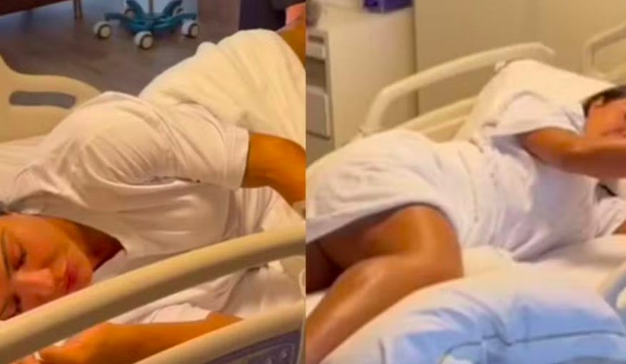 Após cirurgia no joelho, Gracyanne Barbosa compartilha sofrimento na fisioterapia