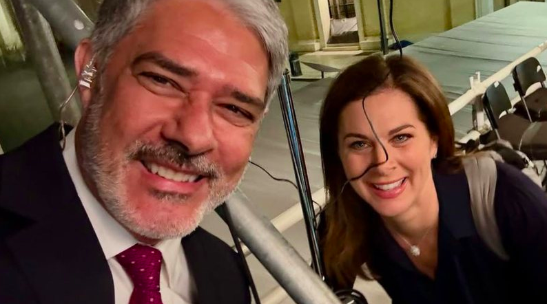 William Bonner se despede do Vaticano após cobertura de novo Papa