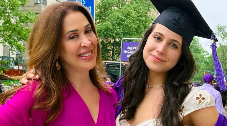 Claudia Raia mostra registros inéditos da formatura da filha, Sophia