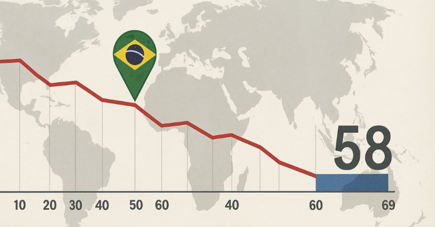 Brasil avança no ranking de competitividade digital e alcança a 53ª posição